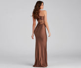 Gisel Formal X-Back Long Dress